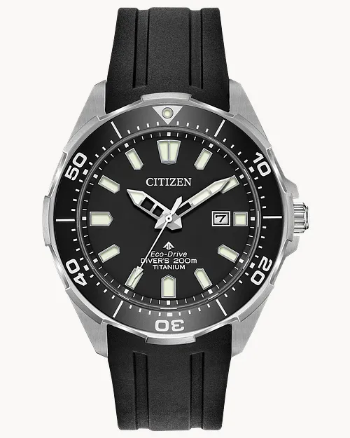 Citizen Super Titanium Promaster Diver Eco-Drive Black Watch | CITIZEN Citizen Super Titanium Promaster Diver Eco-Drive Black Watch | CITIZEN